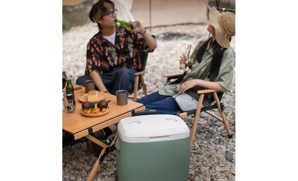 Термобокс на колесах Naturehike NH20SJ021 (Green), 38 л, Об'єм: 38, Колір: Green, зображення 8