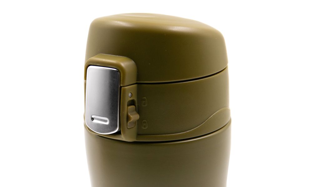 Термокружка для кави з поїлкою Tramp UTRC-107 (Khaki) на 450 мл: герметична кришка, Об'єм: 450, Колір: Khaki, зображення 4