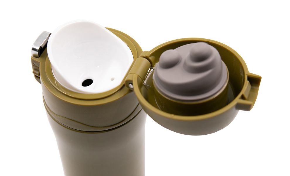 Термокружка для кави з поїлкою Tramp UTRC-107 (Khaki) на 450 мл: герметична кришка, Об'єм: 450, Колір: Khaki, зображення 5