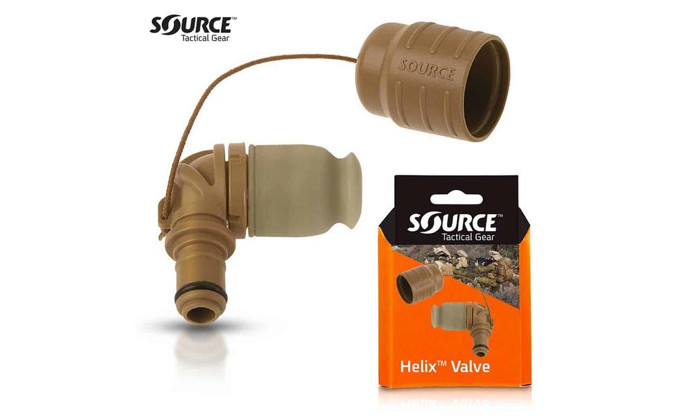 Загубник для гідратора Source Helix Valve Kit QMT (Coyote), Колір виробника: Coyote, зображення 2