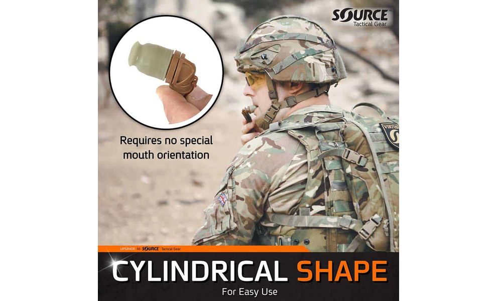 Загубник для гідратора Source Helix Valve Kit QMT (Coyote), Колір виробника: Coyote, зображення 6