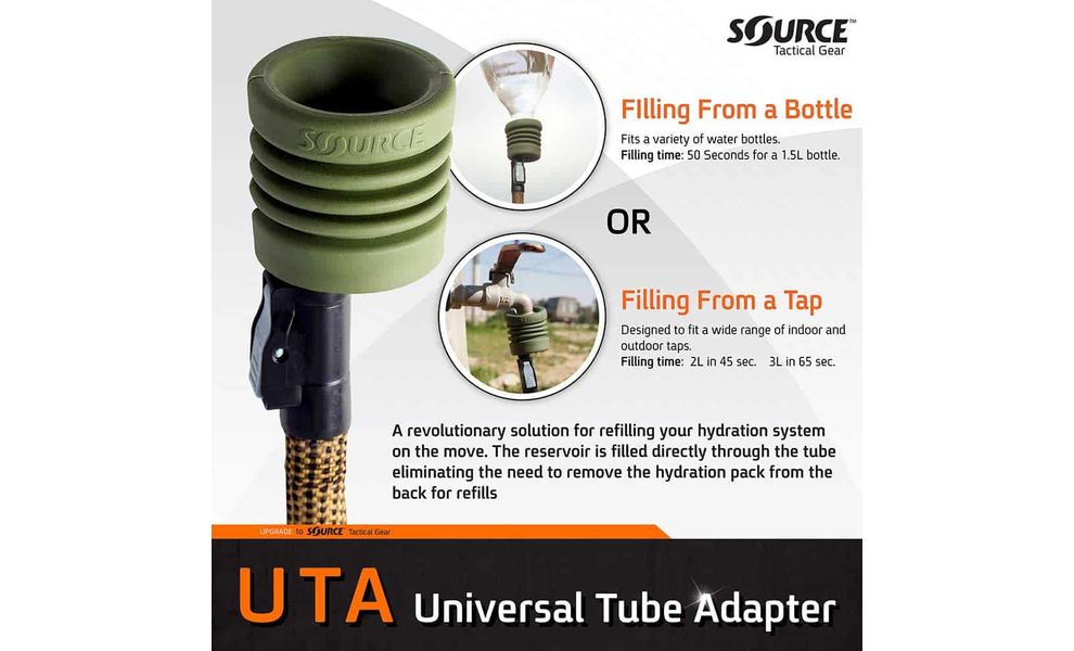 Гідратор Source ILPS Armor System + UTA (Coyote), 3 л, зображення 7