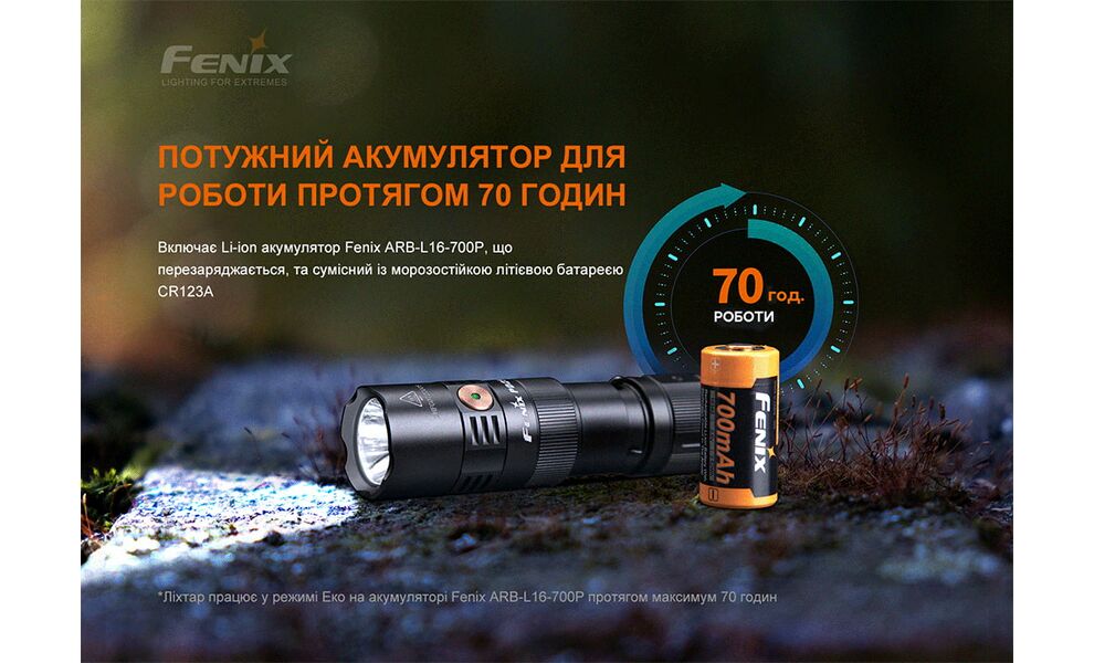 Ліхтар ручний Fenix PD25R Rechargeable EDC, зображення 9