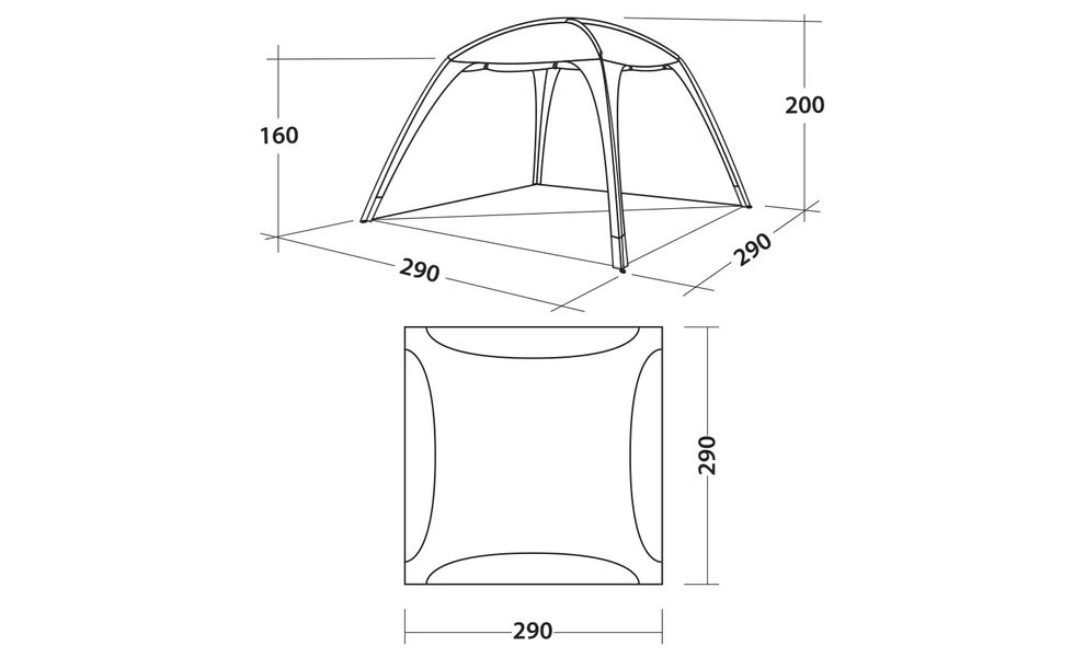Кемпінговий шатер Easy Camp Day Lounge, зображення 2