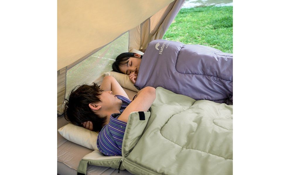 Спальник Naturehike NH19S015-D - H150 L (Misty Purple), Максимальний зріст користувача: 195, Колір: Misty Purple, Сторона застібки: права, зображення 3