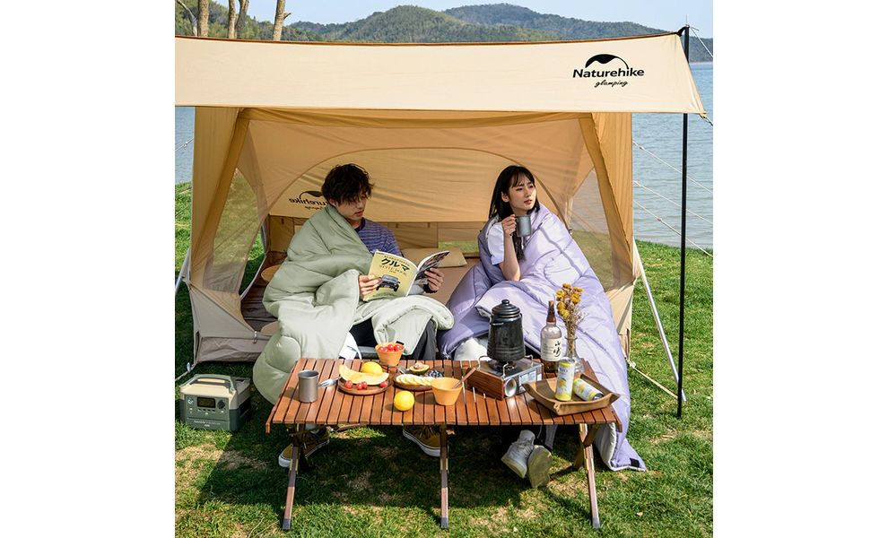 Спальник Naturehike NH19S015-D - H150 L (Misty Purple), Максимальний зріст користувача: 195, Колір: Misty Purple, Сторона застібки: права, зображення 4