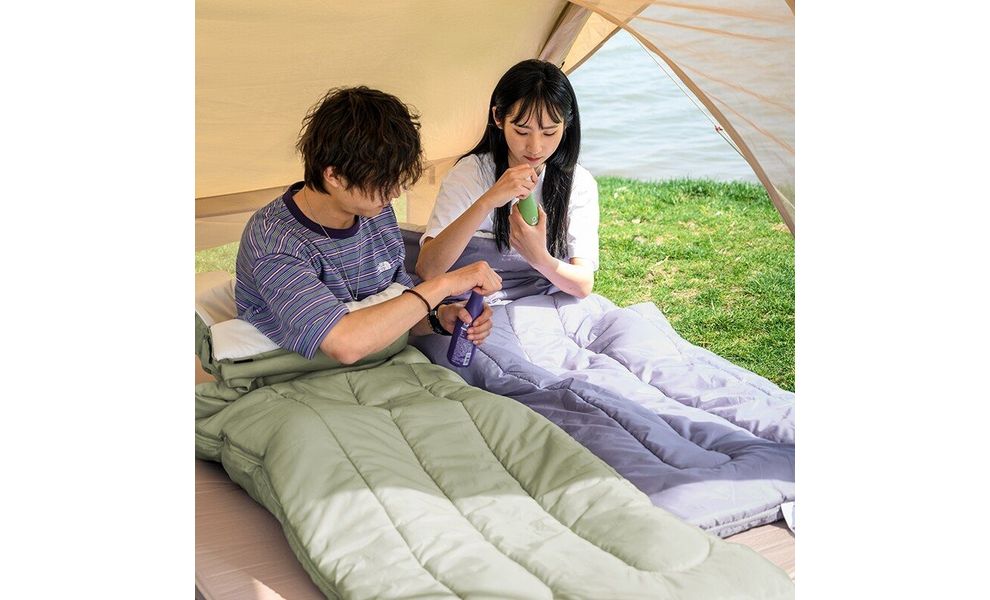 Спальник Naturehike NH19S015-D - H150 L (Misty Purple), Максимальний зріст користувача: 195, Колір: Misty Purple, Сторона застібки: права, зображення 7