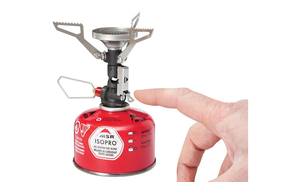 Похідний набір посуду з газовим пальником MSR PocketRocket Deluxe Stove Kit на 1-2 особи: каструля, миска, зображення 5