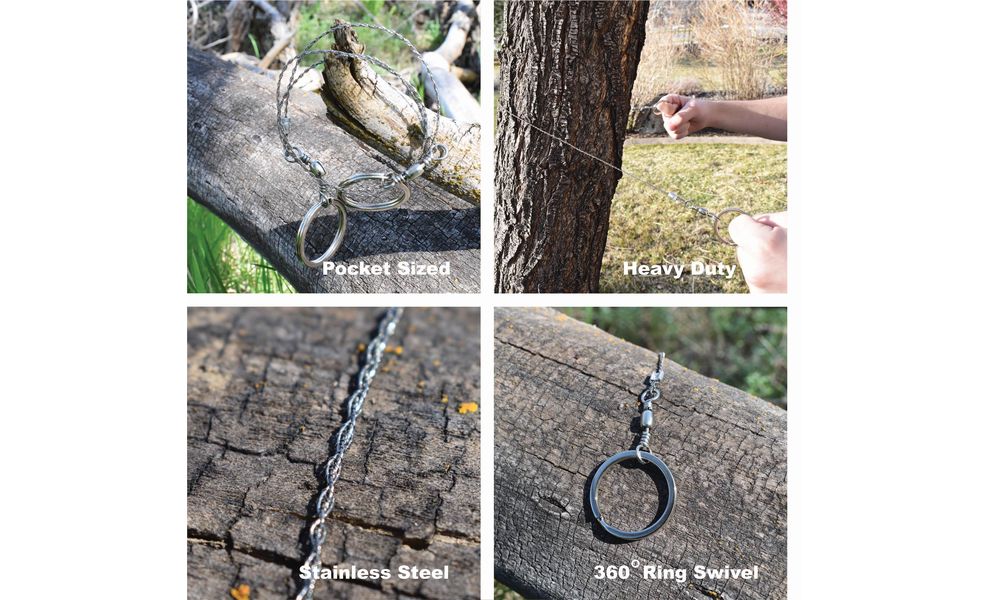 Пилка кишенькова AceCamp Pocket Survival Wire Saw, зображення 3