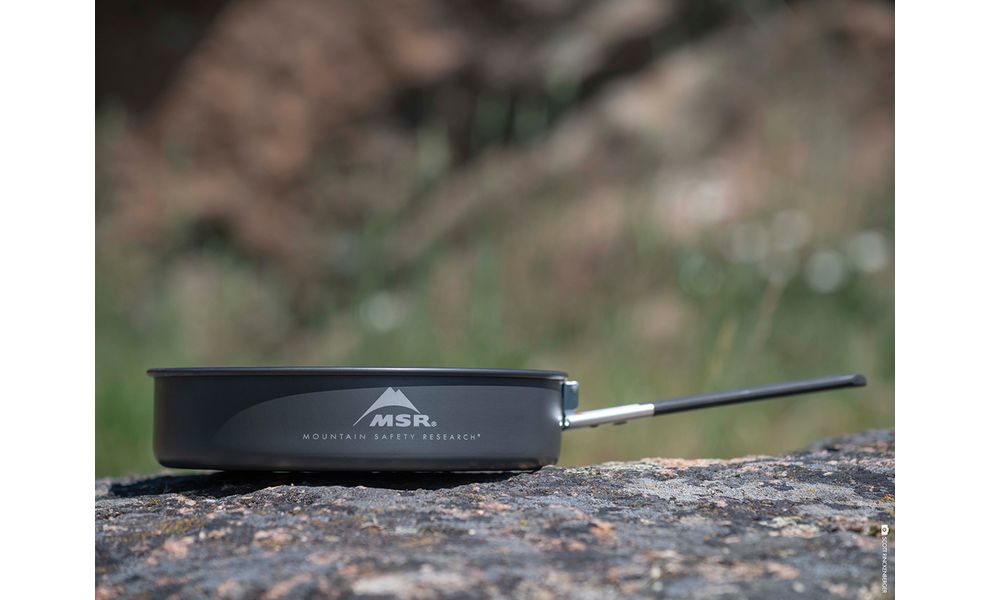 Туристична сковорода зі складною ручкою та антипригарним покриттям MSR Ceramic Skillet Ø21,1 см, нержавіюча сталь, зображення 5