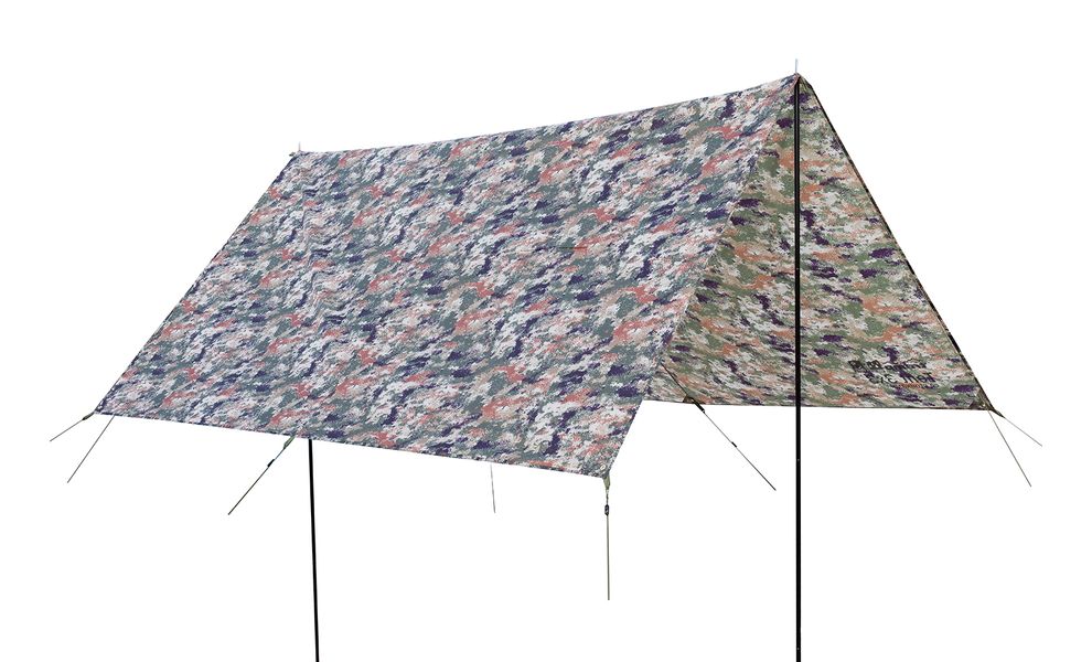 Камуфляжний тент зі стійками Tramp UTRT-104 (Camo), 300x300 см, Розмір: 300x300, Колір виробника: Camo, зображення 3