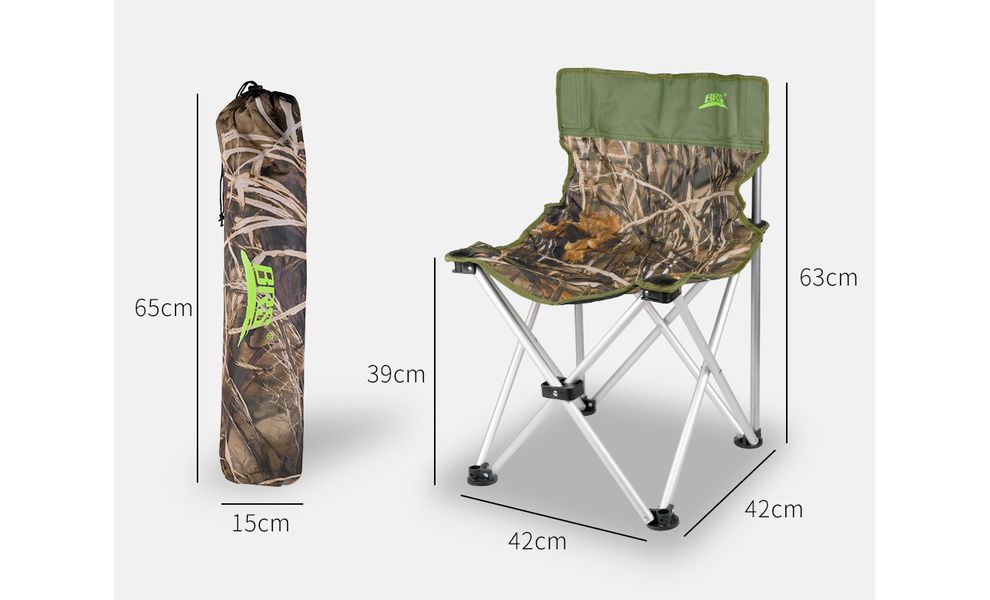 Розкладний стілець BRS-D6, зображення 2