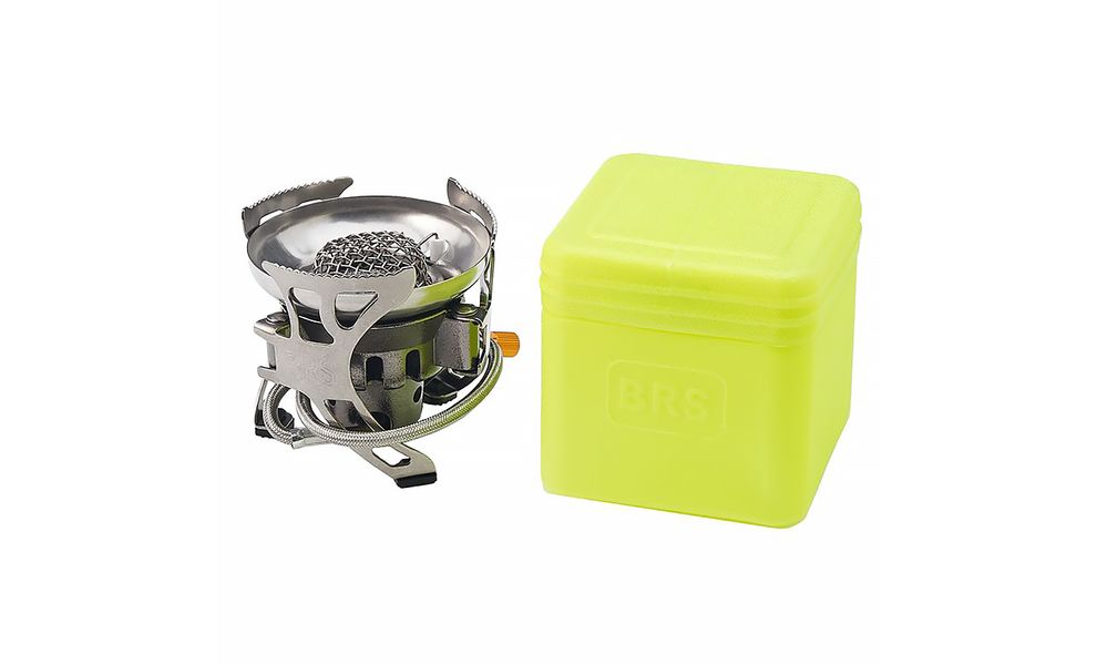 Туристичний газовий пальник зі шлангом, п'єзопідпалом та вітрозахистом BRS-15 під різьбовий балон, зображення 4