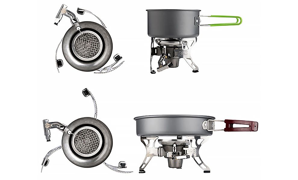 Туристичний газовий пальник зі шлангом, п'єзопідпалом та вітрозахистом BRS-15 під різьбовий балон, зображення 6