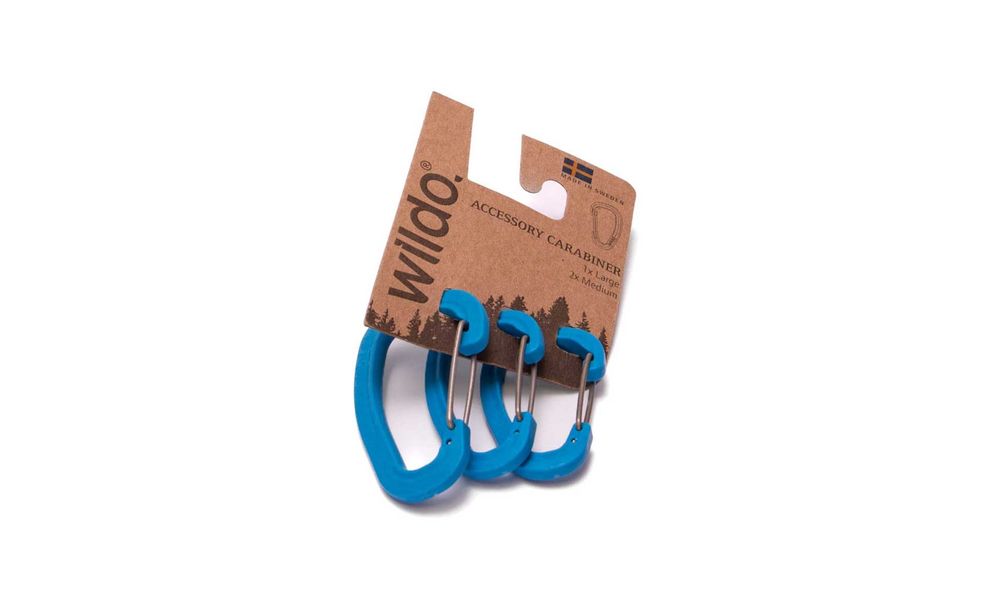 Набір карабінів Wildo Accessory Carabiner - Set (Light Blue), 3 шт., Колір: Light Blue, зображення 2
