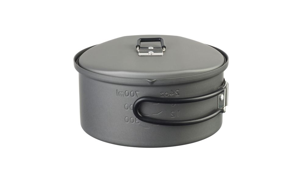 Туристична каструля Esbit PT1100HA на 1,1 л, анодований алюміній, Об'єм: 1,1, зображення 3