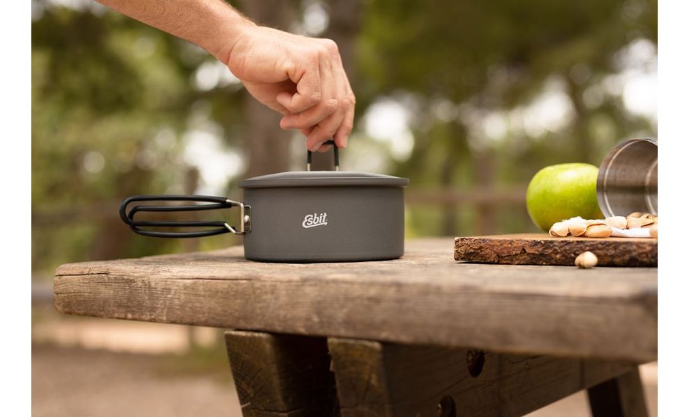 Туристична каструля Esbit PT1100HA на 1,1 л, анодований алюміній, Об'єм: 1,1, зображення 7