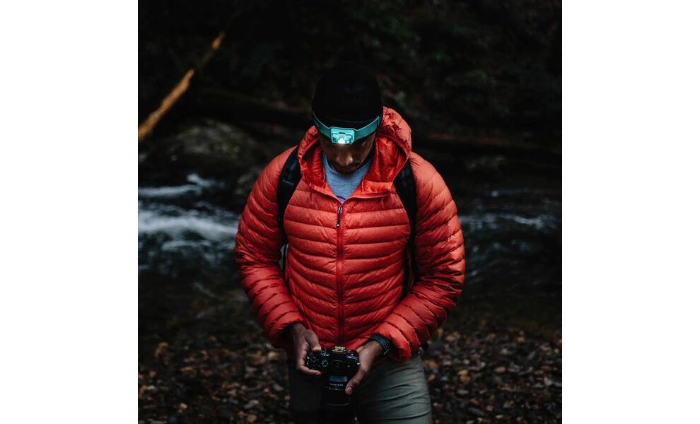 Налобний ліхтар акумуляторний BioLite Headlamp 325 (Ocean Teal) з червоним світлом, Micro USB, Колір корпусу: Ocean Teal, зображення 5