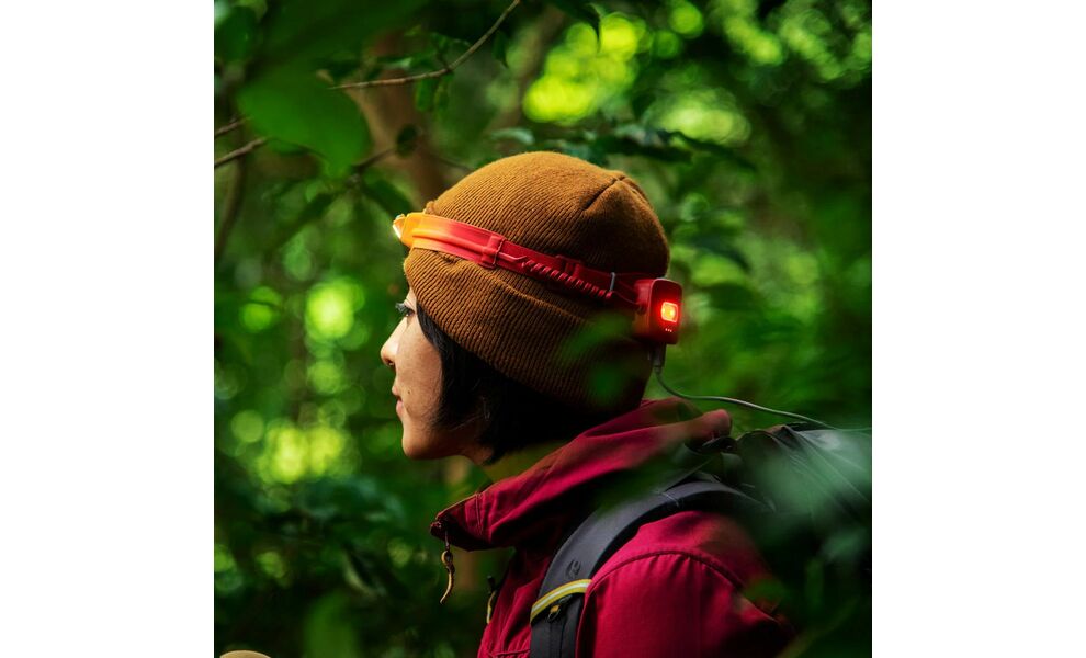 Налобний ліхтар акумуляторний BioLite Headlamp 425 (Ember Yellow) з червоним світлом, USB Type-C, Колір корпусу: Ember Yellow, зображення 3