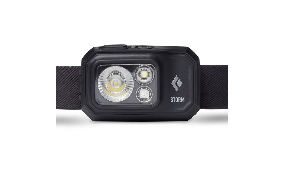 Налобний ліхтар на батарейках Black Diamond Storm 450 (Black) з червоним світлом, Колір корпусу: Black, зображення 2
