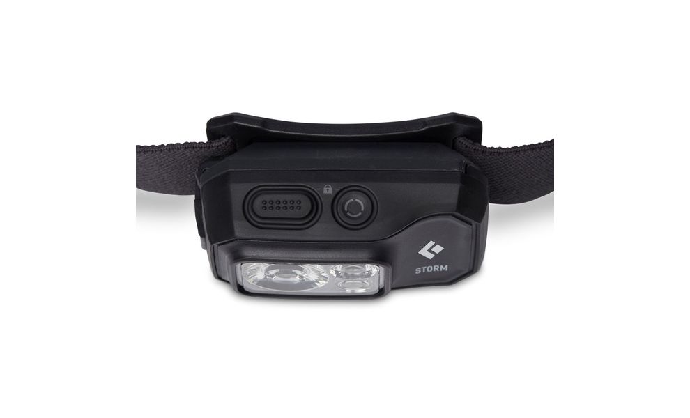 Налобний ліхтар на батарейках Black Diamond Storm 450 (Black) з червоним світлом, Колір корпусу: Black, зображення 3