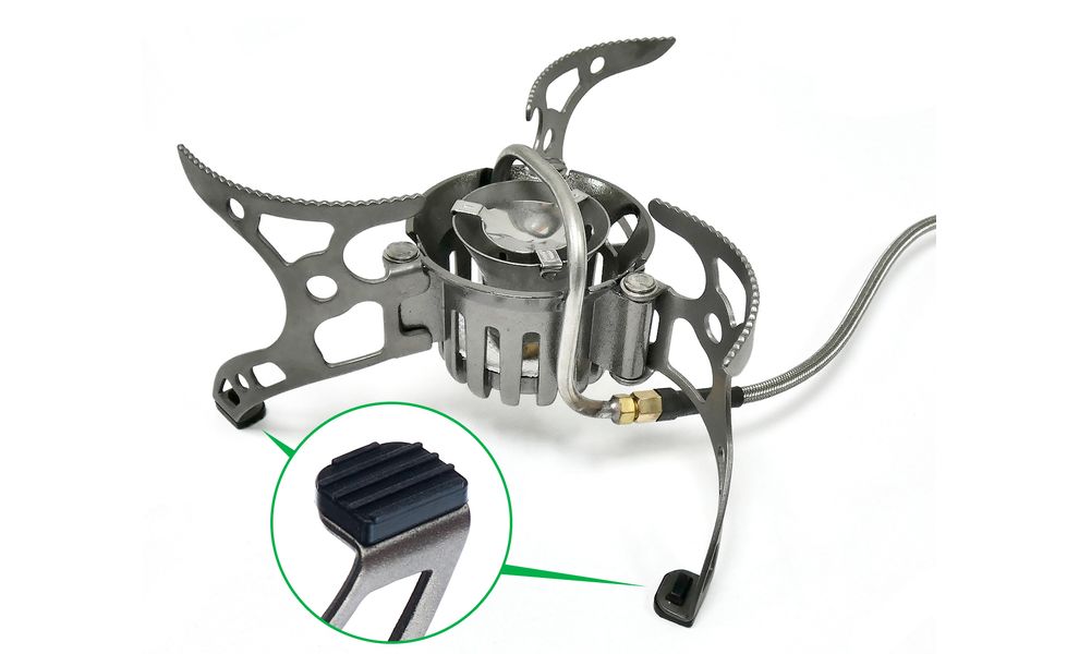 Туристичний мультипаливний пальник зі шлангом та підігрівом BRS-8, зображення 6