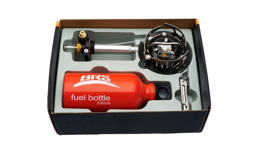 Туристичний мультипаливний пальник зі шлангом та підігрівом BRS-8, зображення 7