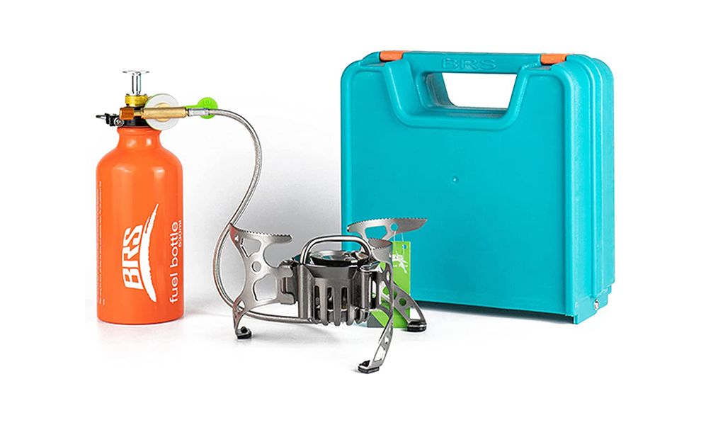 Туристичний мультипаливний пальник зі шлангом та підігрівом BRS-8A, зображення 5