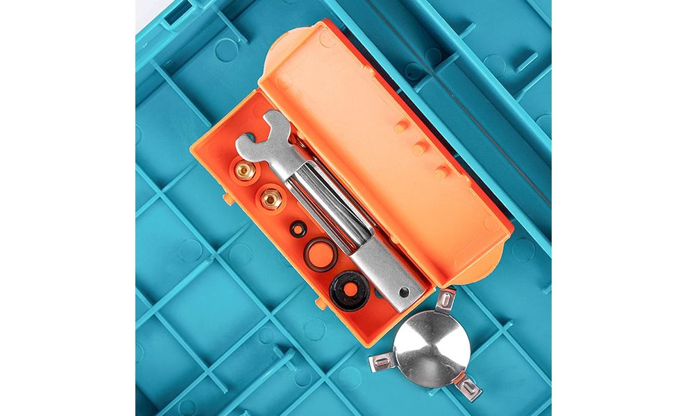 Туристичний мультипаливний пальник зі шлангом та підігрівом BRS-8A, зображення 6