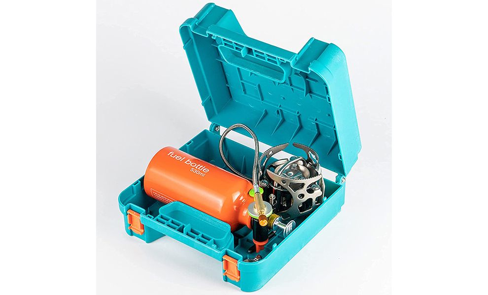 Туристичний мультипаливний пальник зі шлангом та підігрівом BRS-8A, зображення 7