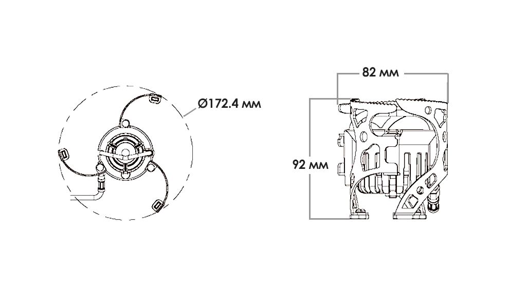 Туристичний мультипаливний пальник зі шлангом та підігрівом BRS-8A, зображення 10