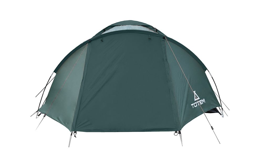 4-місний намет Totem Summer 4 Plus V2: одношаровий, з тамбуром, Кількість місць: 4, Колір: Green, зображення 4