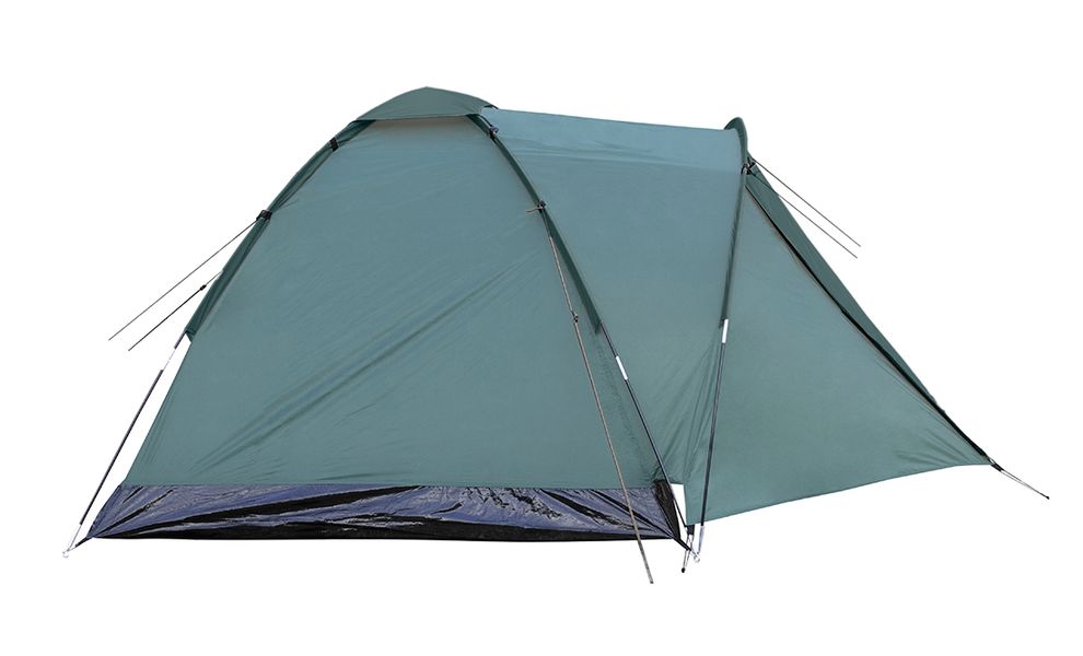 4-місний намет Totem Summer 4 Plus V2: одношаровий, з тамбуром, Кількість місць: 4, Колір: Green, зображення 6