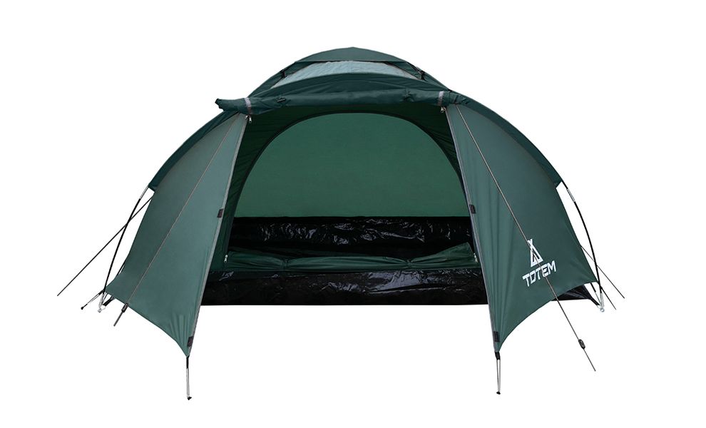 4-місний намет Totem Summer 4 Plus V2: одношаровий, з тамбуром, Кількість місць: 4, Колір: Green, зображення 10