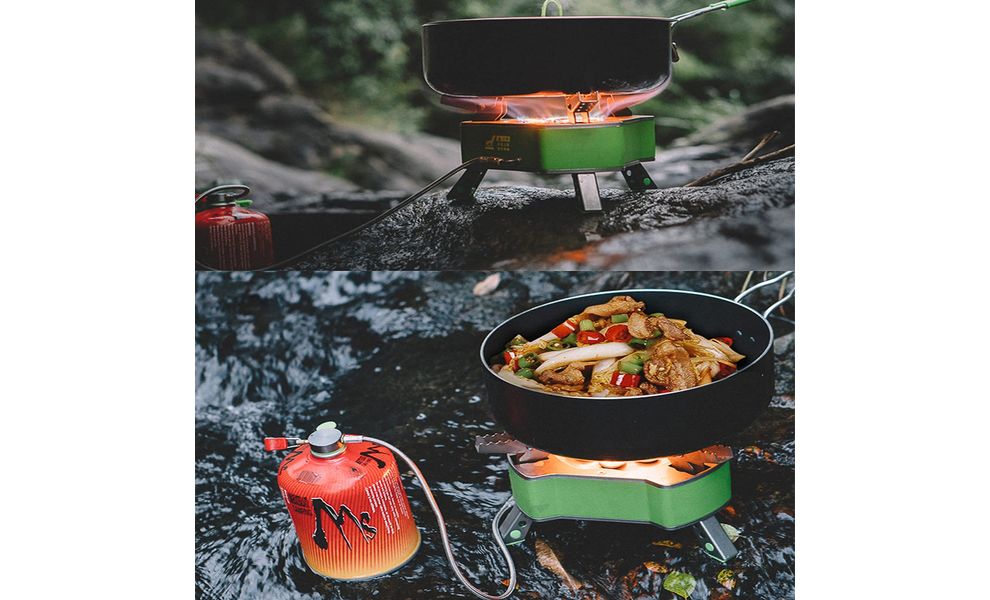 Кемпінговий газовий пальник зі шлангом BRS-71 Seven Star під різьбовий балон, зображення 13