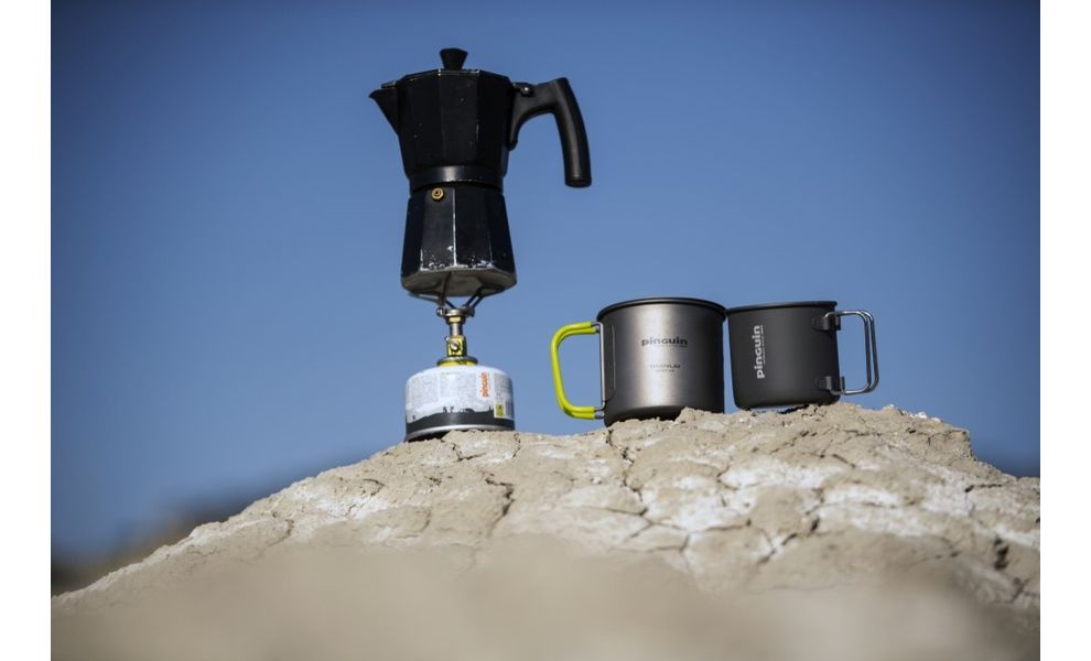 Туристична кружка зі складною ручкою Pinguin Mug Alu на 350 мл, анодований алюміній, зображення 3