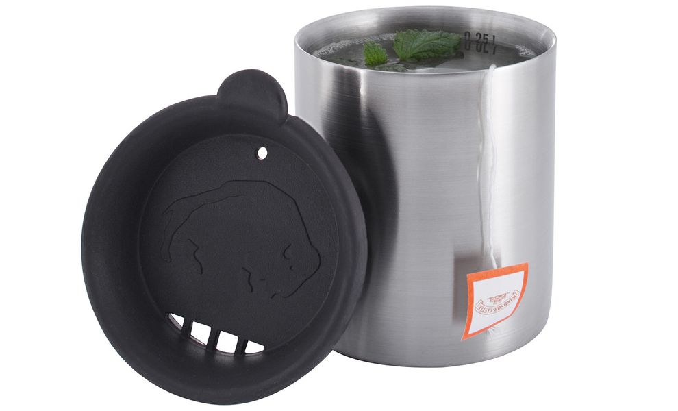 Туристична термочашка з кришкою Tatonka Thermo Mug на 250 мл, нержавіюча сталь, Об'єм: 250, Колір: Metal, зображення 2