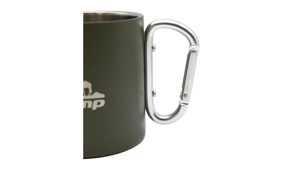 Туристична термочашка з ручкою-карабіном Tramp UTRC-122 на 350 мл, нержавіюча сталь, Об'єм: 350, Колір: Olive, зображення 2