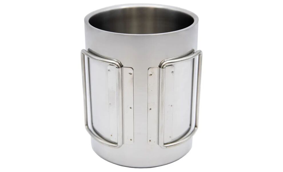 Туристична термочашка з кришкою та складною ручкою Tramp UTRC-142 (Metal) на 500 мл, нержавіюча сталь, Об'єм: 500, Колір: Metal, зображення 4