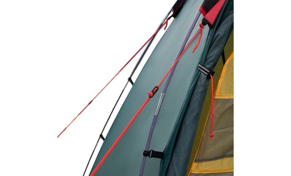 4-місний кемпінговий намет Tramp Bell 4 V2, Кількість місць: 4, Колір: Storm Green/Red, зображення 22