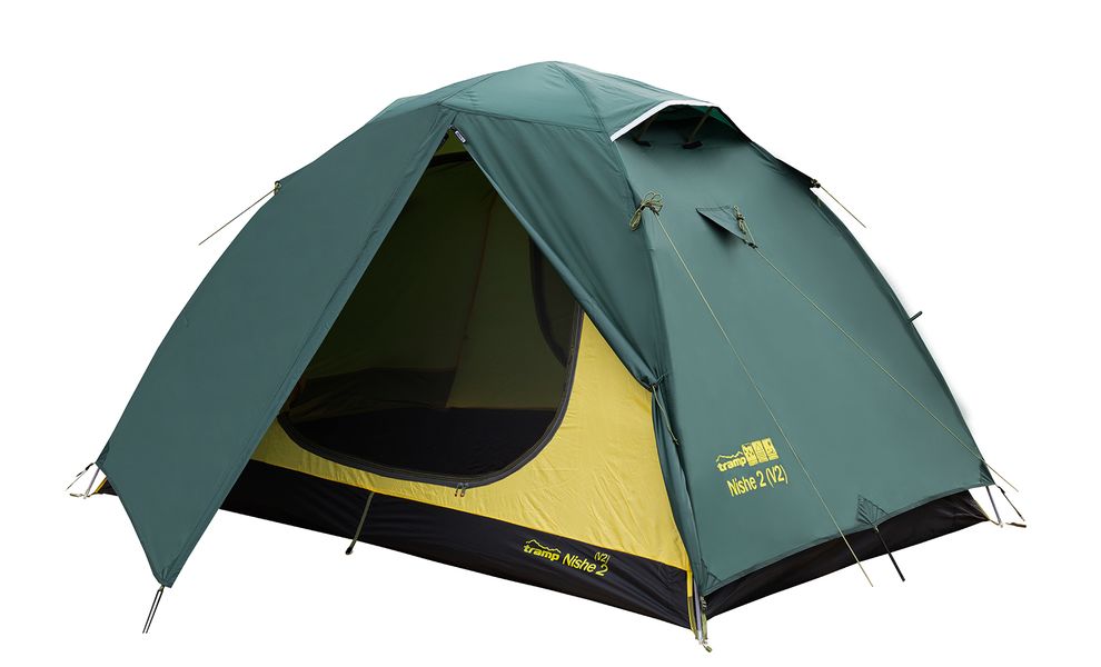 2-місний намет Tramp Nishe 2 V2: двошаровий, Кількість місць: 2, Колір: Green, зображення 3