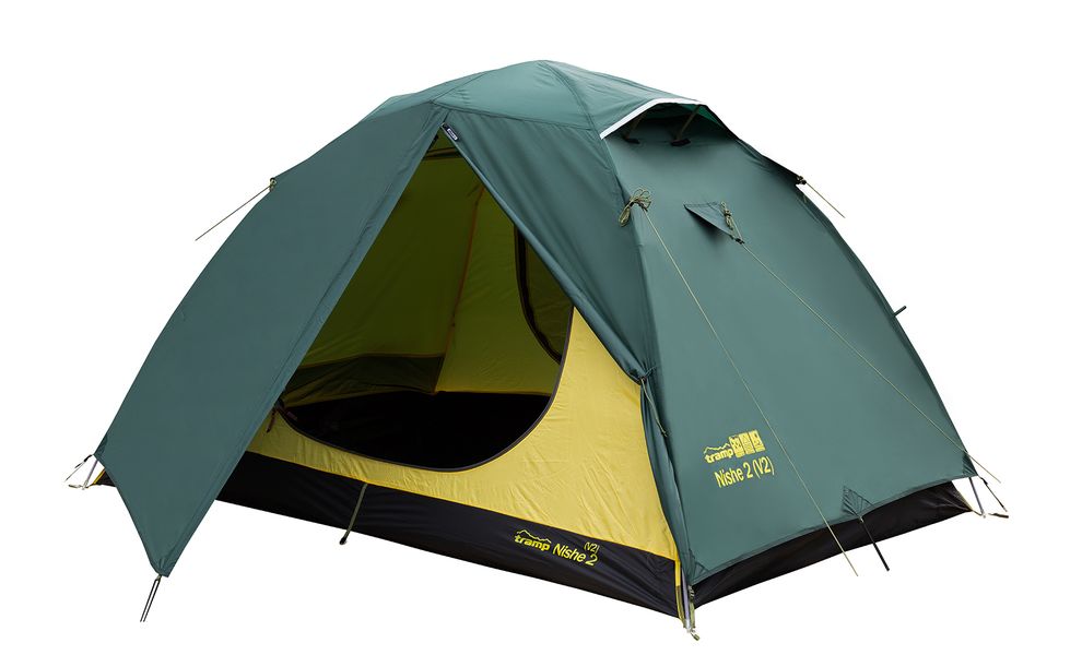 2-місний намет Tramp Nishe 2 V2: двошаровий, Кількість місць: 2, Колір: Green, зображення 4