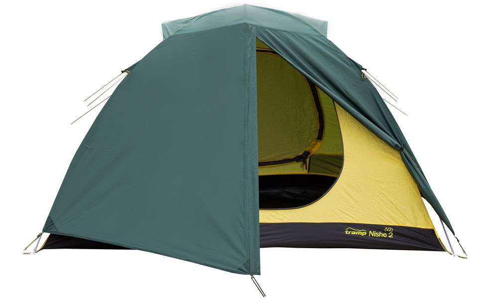 2-місний намет Tramp Nishe 2 V2: двошаровий, Кількість місць: 2, Колір: Green, зображення 9