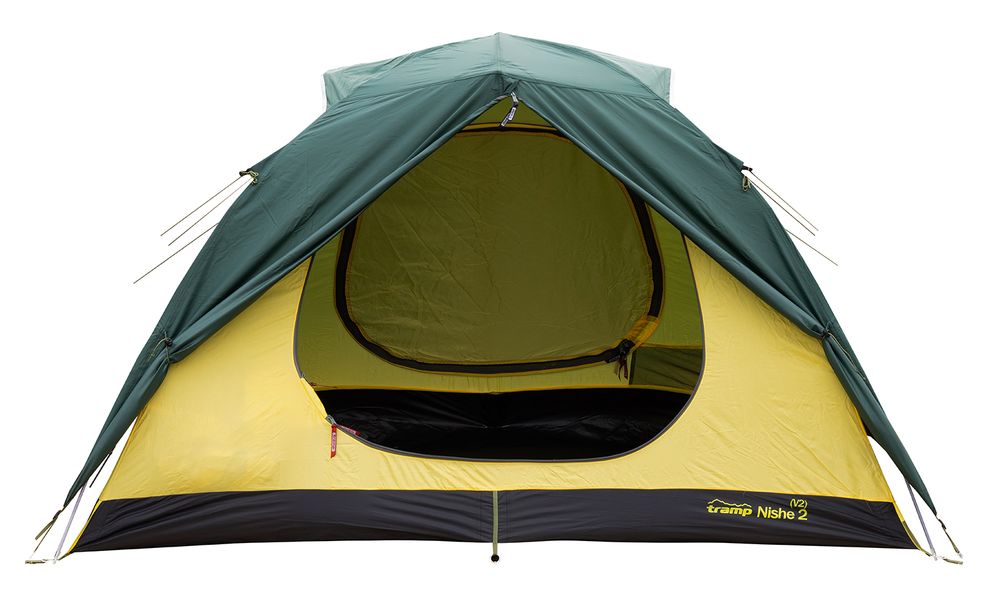 2-місний намет Tramp Nishe 2 V2: двошаровий, Кількість місць: 2, Колір: Green, зображення 10