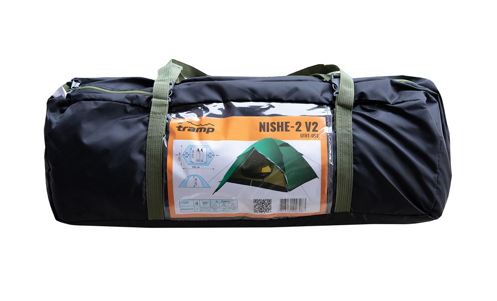 2-місний намет Tramp Nishe 2 V2: двошаровий, Кількість місць: 2, Колір: Green, зображення 25
