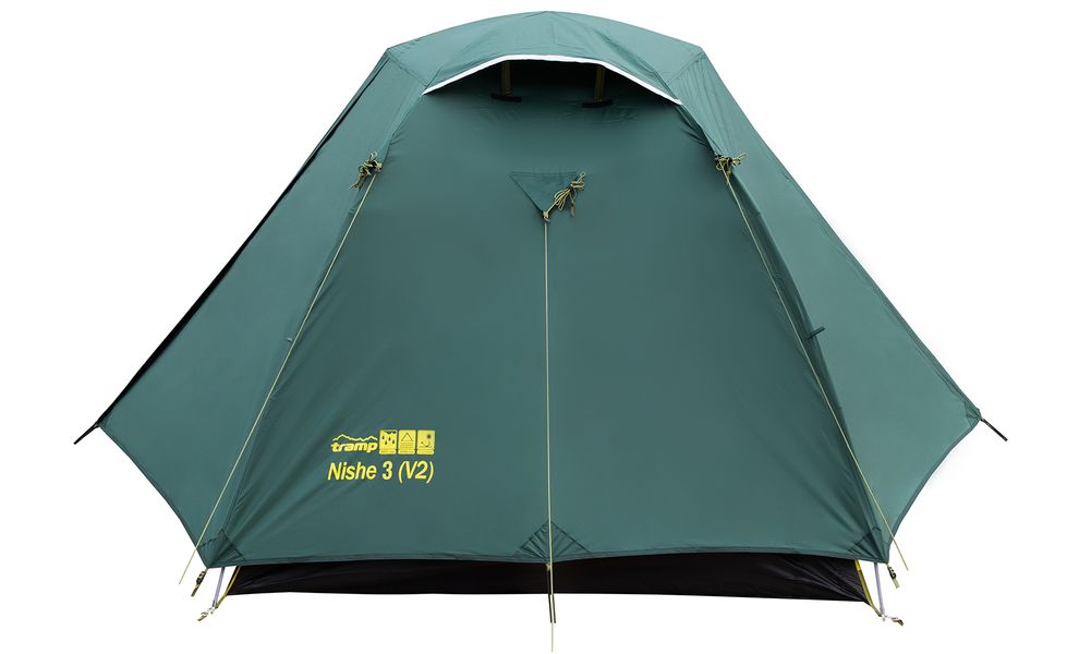 3-місний намет Tramp Nishe 3 V2: двошаровий, Кількість місць: 3, Колір: Green, зображення 6