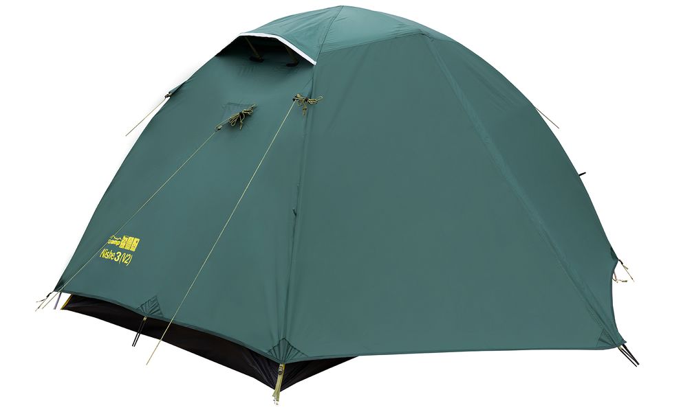 3-місний намет Tramp Nishe 3 V2: двошаровий, Кількість місць: 3, Колір: Green, зображення 7