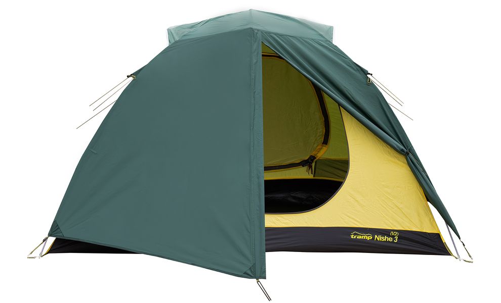 3-місний намет Tramp Nishe 3 V2: двошаровий, Кількість місць: 3, Колір: Green, зображення 8