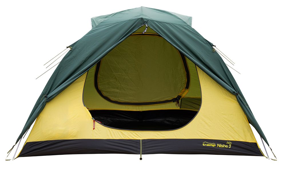 3-місний намет Tramp Nishe 3 V2: двошаровий, Кількість місць: 3, Колір: Green, зображення 9