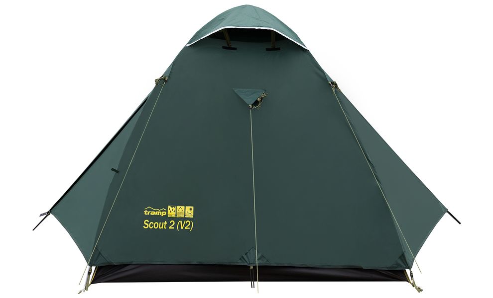 2-місний намет Tramp Scout 2 V2: двошаровий, Кількість місць: 2, Колір: Green, зображення 9